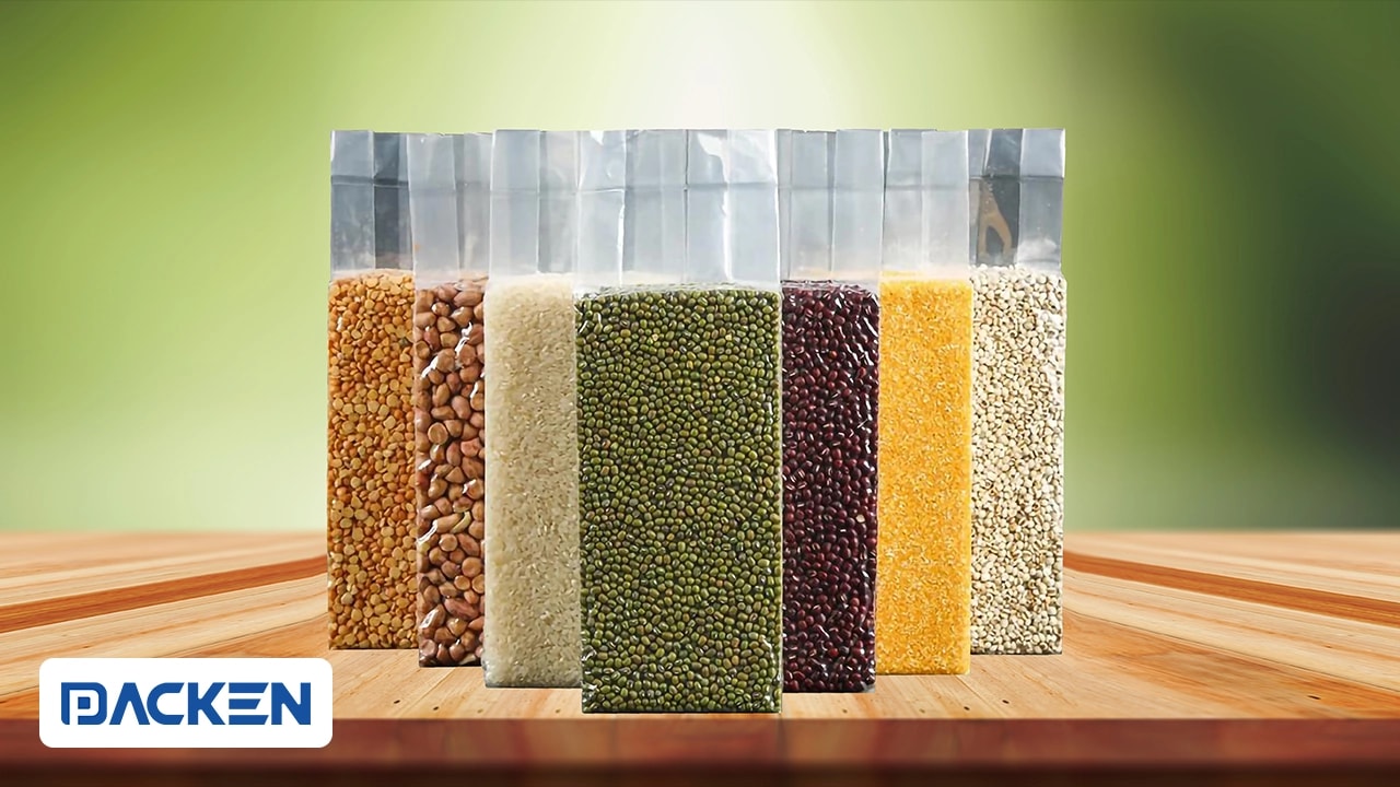 دستگاه بسته بندی حبوبات خانگی و صنعتی Cover Image
