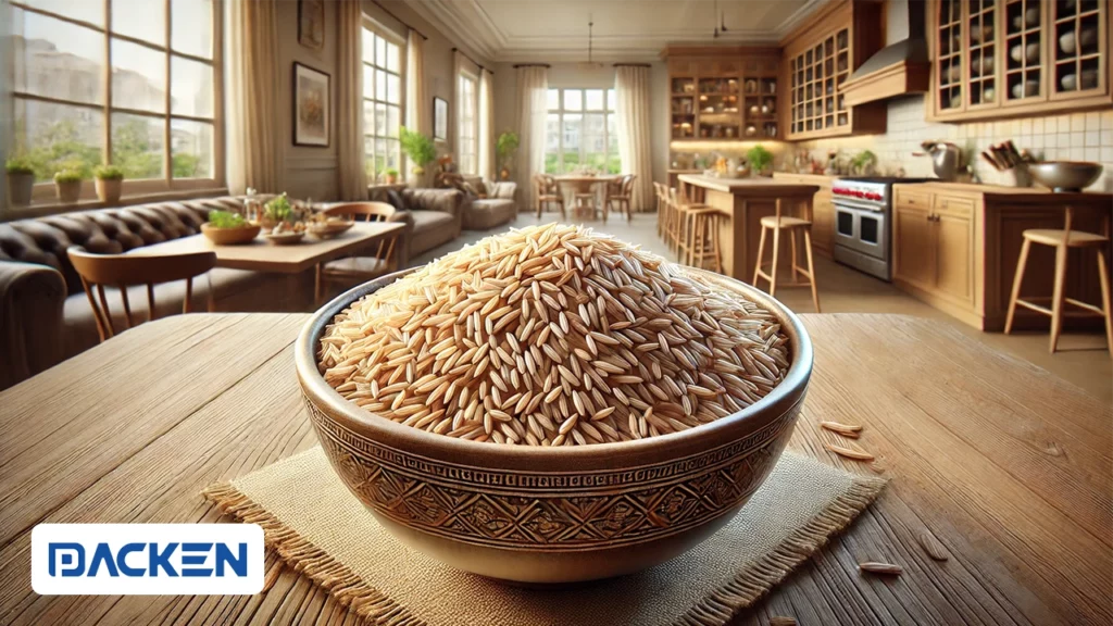 تعبئة الأرز البني