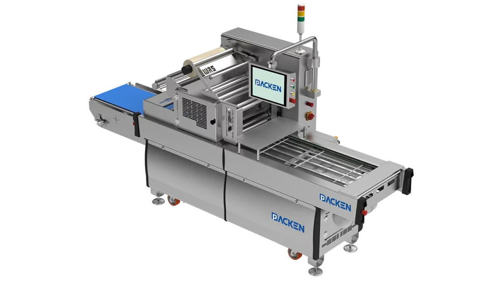 Automatic tray sealer packaging machine