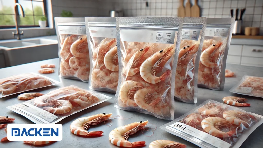 بسته بندی میگو با استفاده از روش اتمسفر اصلاح شده