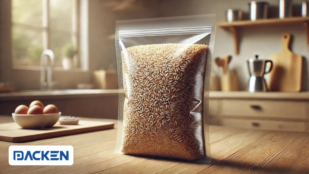 تعبئة الأرز البني