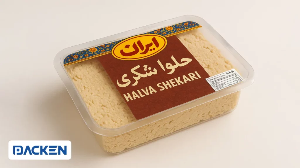 بسته یندی اتمسفر اصلاح شده حلوا ارده