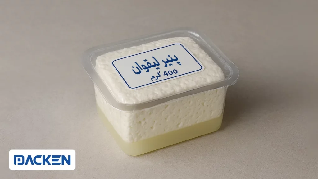 بسته بندی پنیر لیقوان