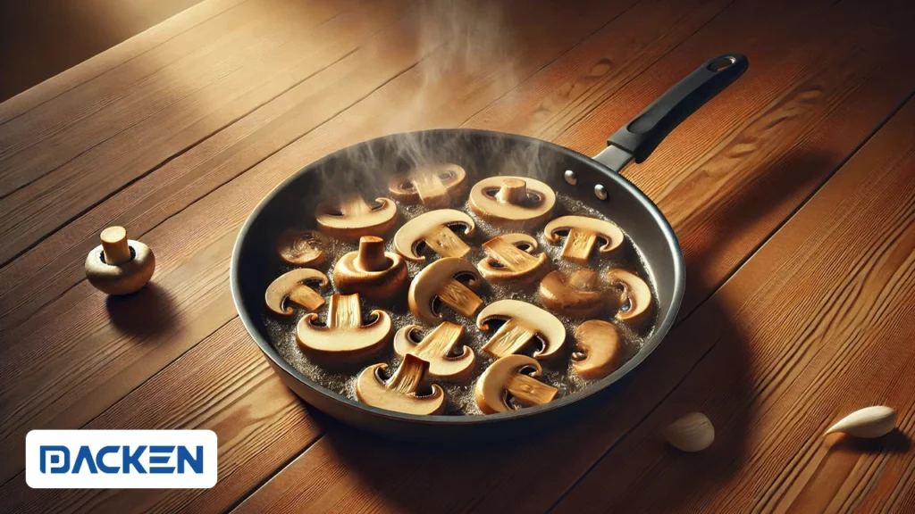 بلانچینگ قارچ اسلایس شده