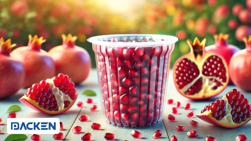 بسته بندی انار - دانه انار