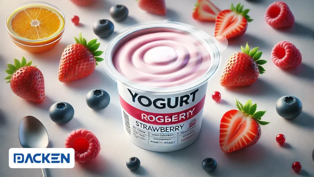 بسته بندی ماست میوه ای