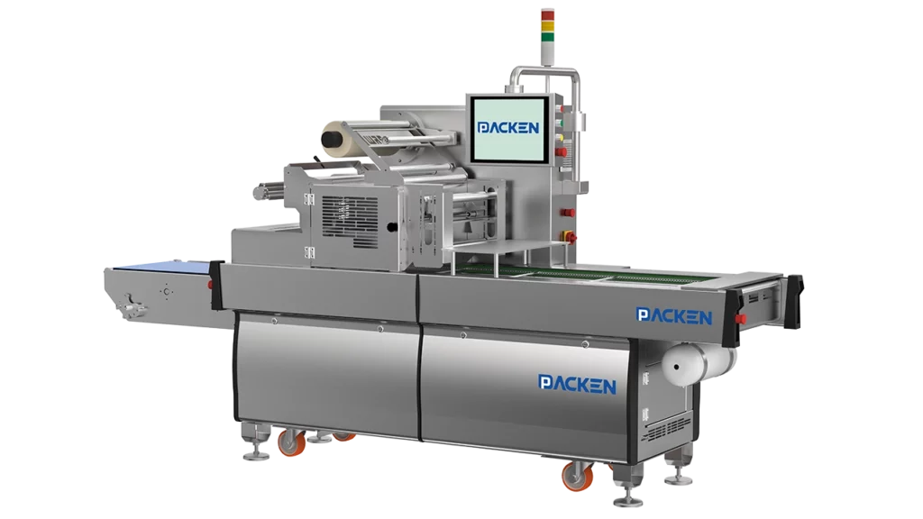 Automatic tray sealer packaging machine