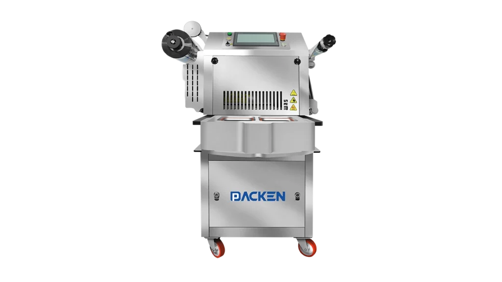 Semi automatic tray sealer packaging machine