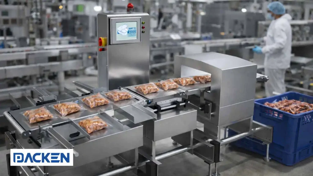 خروج بسته های معیوب با متال دتکتور