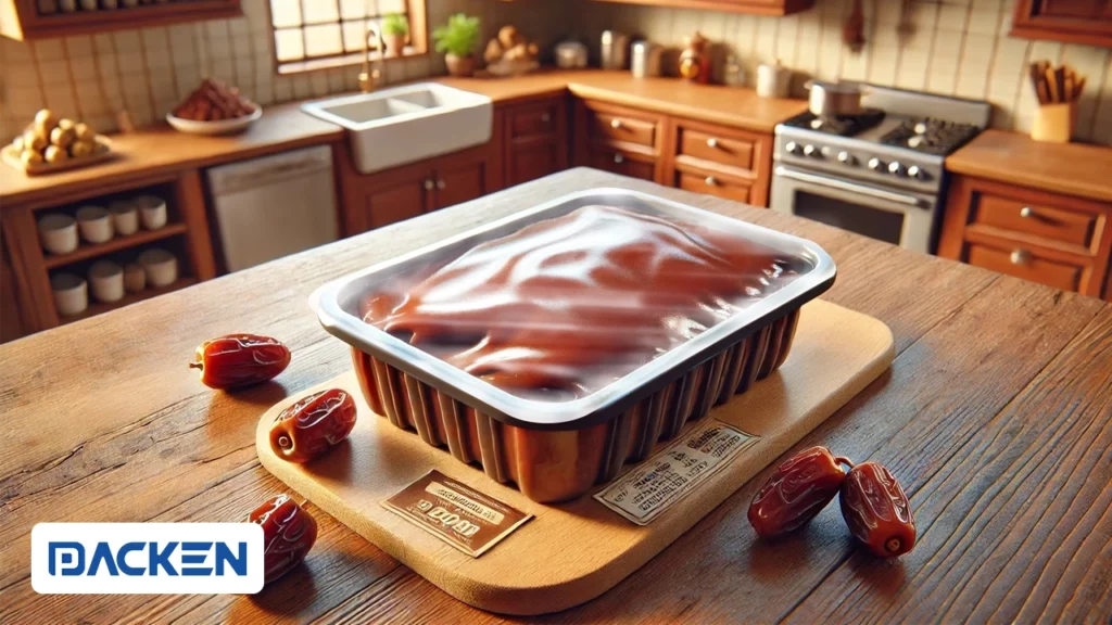 تعبئة معجون التمر